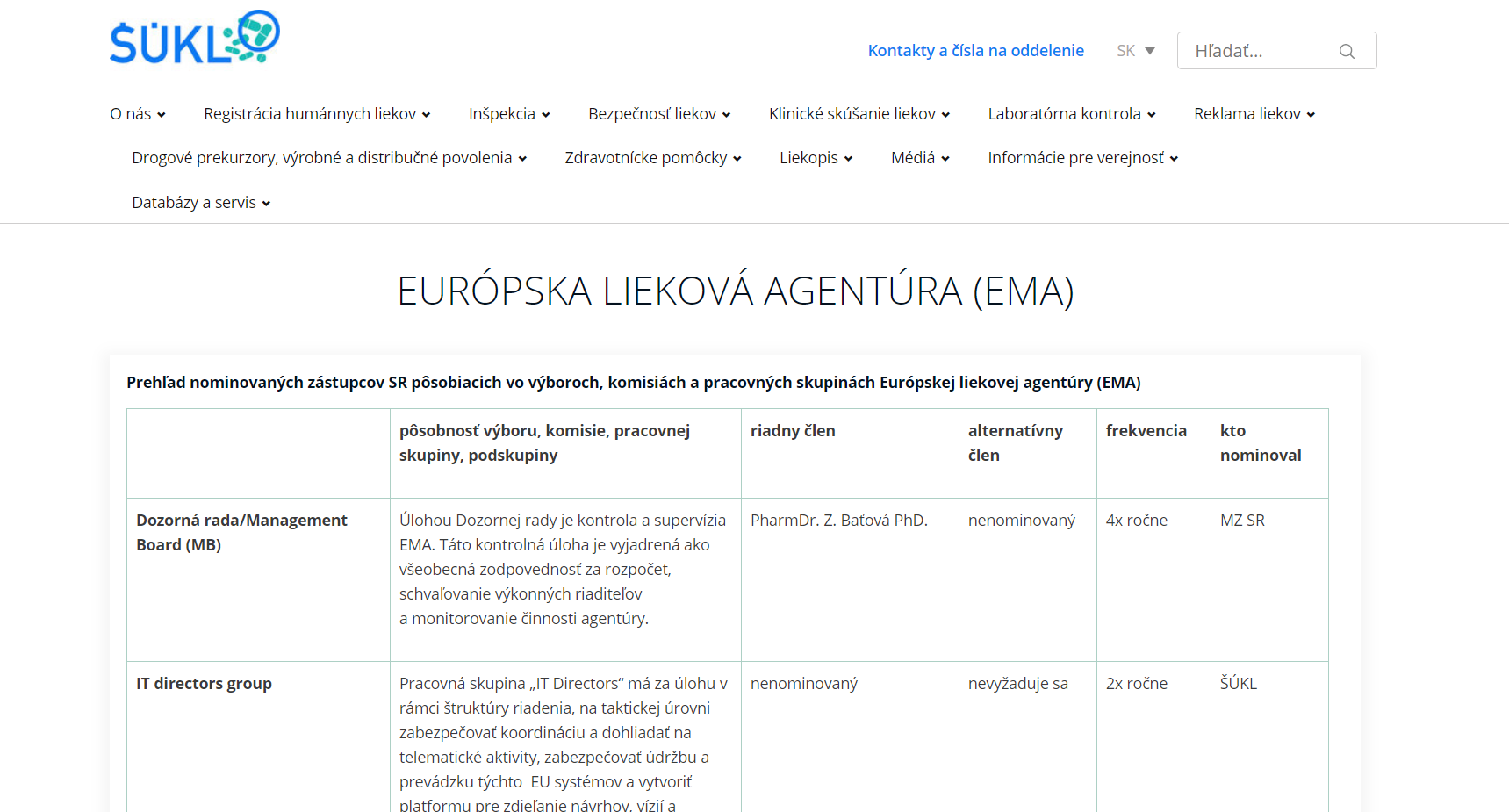 EUROPEAN PHARMACEUTICAL AGENCY